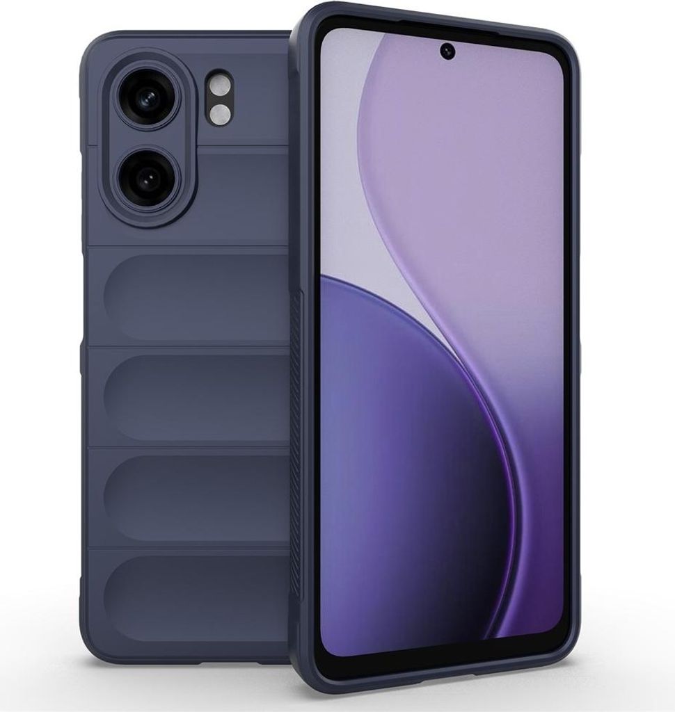 OPPO A5x Hülle - Coverup Hands-On Rugged Back Cover - Blau
