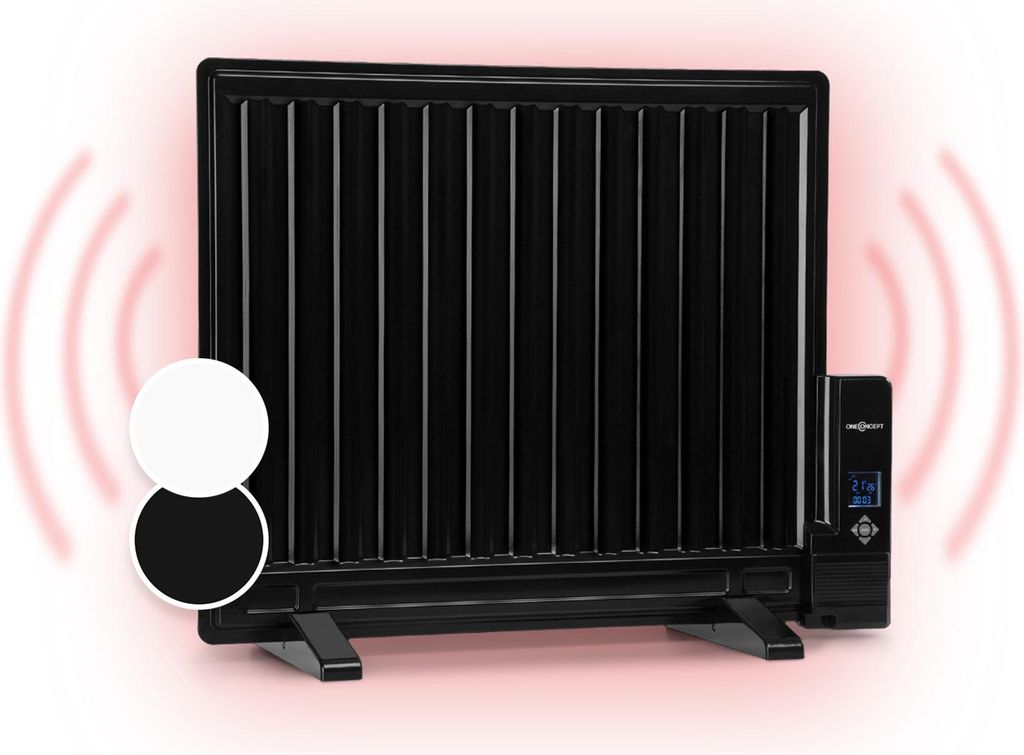 oneConcept Radiateur Electrique Mobile, Radiateur à Bain Image du produit 