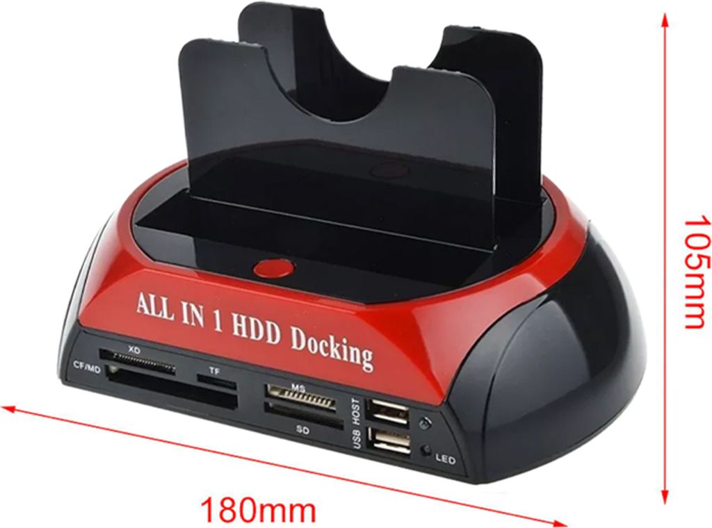 Stacja dokująca HDD 2 dyski twarde USB IDE SATA Stacja Zdjęcie produktu 16