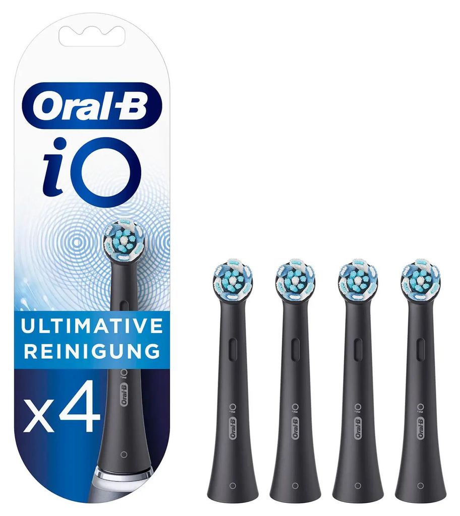 Szczoteczki Oral-B iO Ultimate Cleaning 4 szt. FFU czarne Zdjęcie produktu 