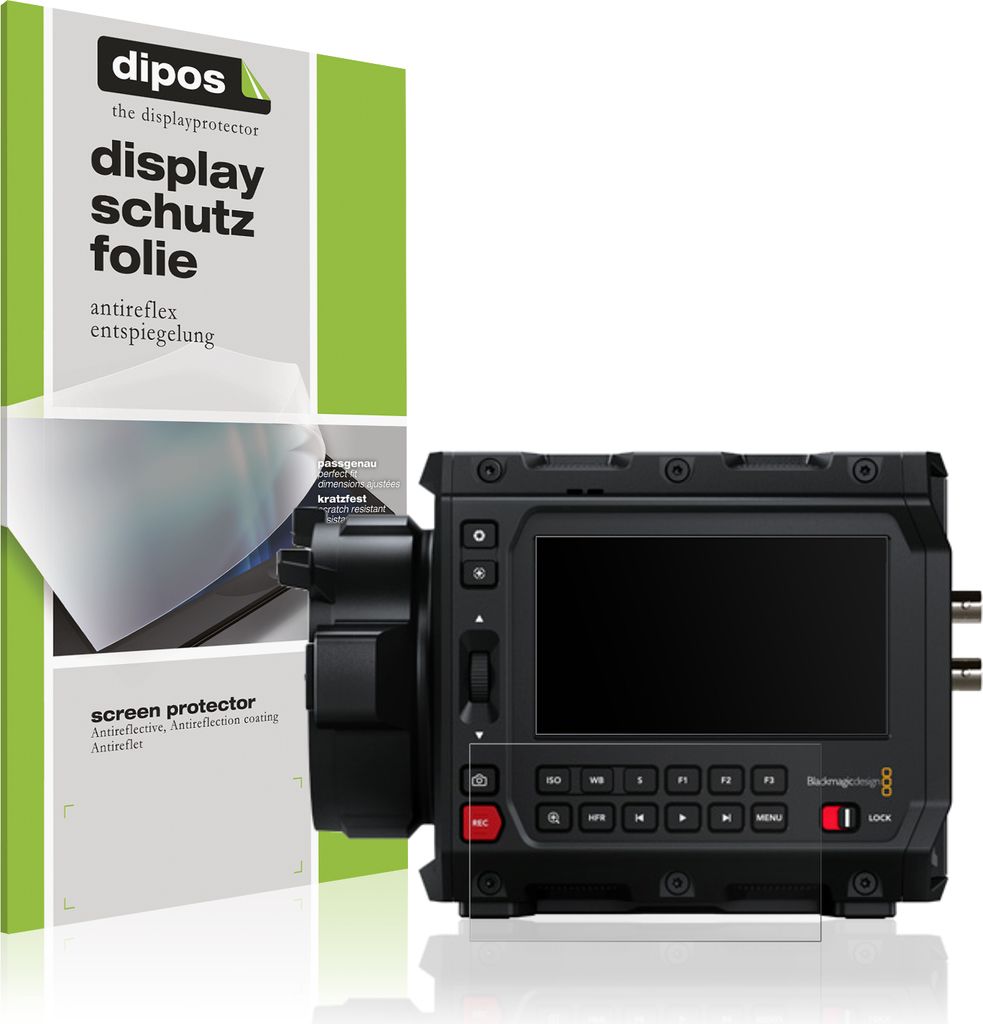 4x Schutzfolie für Blackmagic Design Pyxis 6K matt Displayschutzfolie Folie Display Schutz dipos