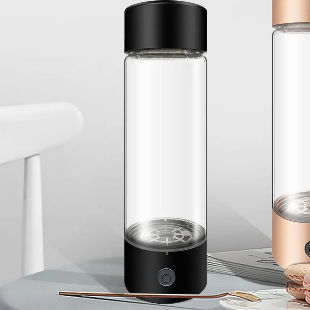 Bouteille d'eau à hydrogène 410 ml, diffuseur nasal et système 1400 ppb