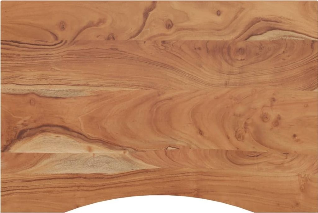 Schreibtischplatte 90x60x2,5 cm Rechteckig Massivholz Akazie