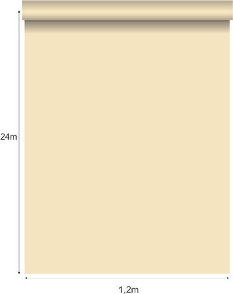 24m x 1,20m creme Tischdecke Vlies CHIC® Airlaid Produktbild 