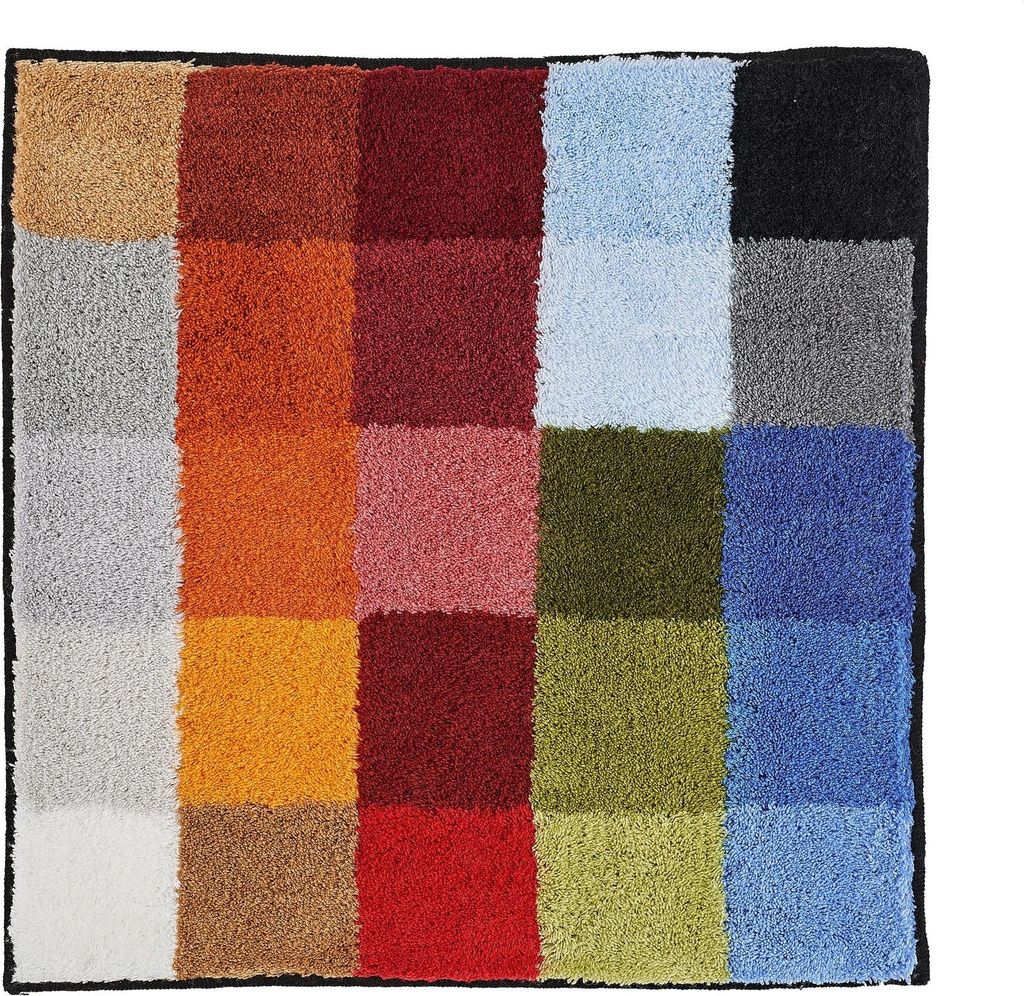 Kleine Wolke Badteppich CUBETTO Multicolor 60 x 60 cm