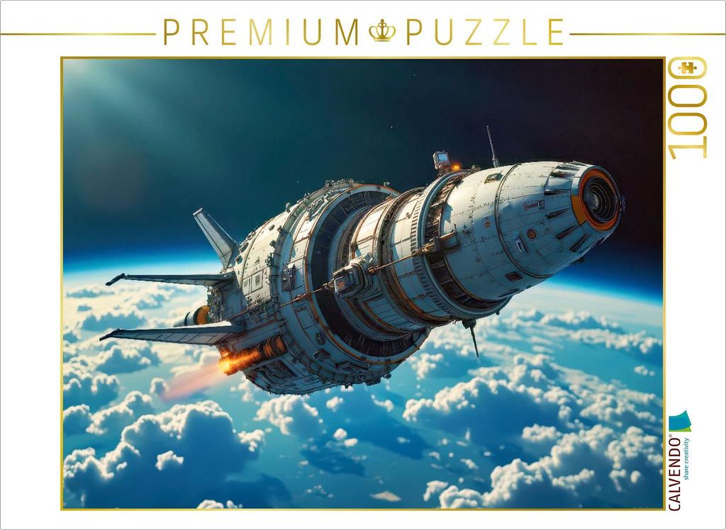 CALVENDO Puzzle Jenseits der Sterne beginnt unsere Geschichte. | 1000 Teile Lege-Größe 64x48cm Foto-Puzzle für glückliche Stunden