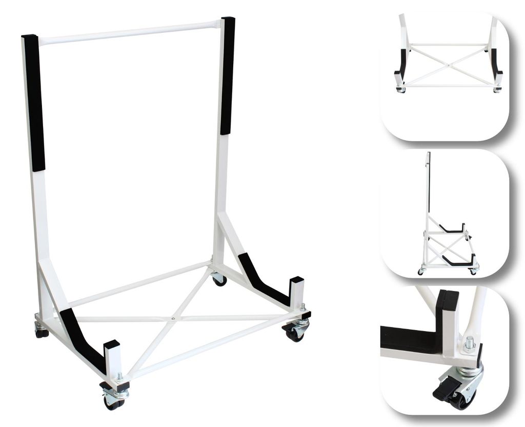 Hardtopständer Cabrio Dachständer Cover Ständer gepolstert kompakt universal Weiß ohne Zubehör