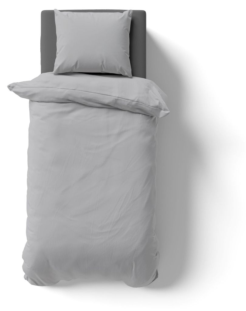 2-tlg Renforcé UNI Bettwäsche 135x200 + 80x80 cm Kopfkissen Produktbild 