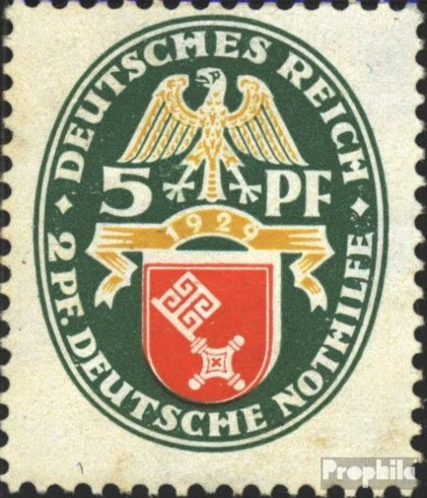 Briefmarken Deutsches Reich 1929 Mi 430 gestempelt Nothilfe:Wappen