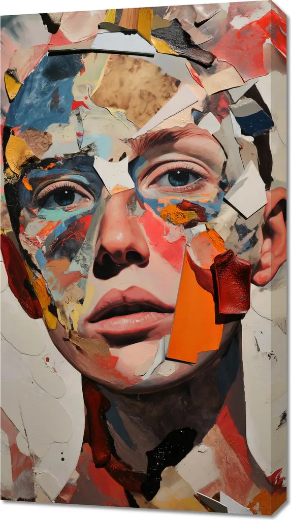 Scopri il Quadro Divisione di sé stesso - 50x90 cm per Pareti Moderne