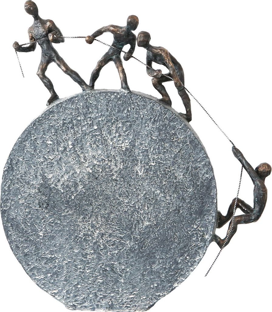 Casablanca by Gilde Dekofigur Skulptur Lifting bronzefinish Produktbild 
