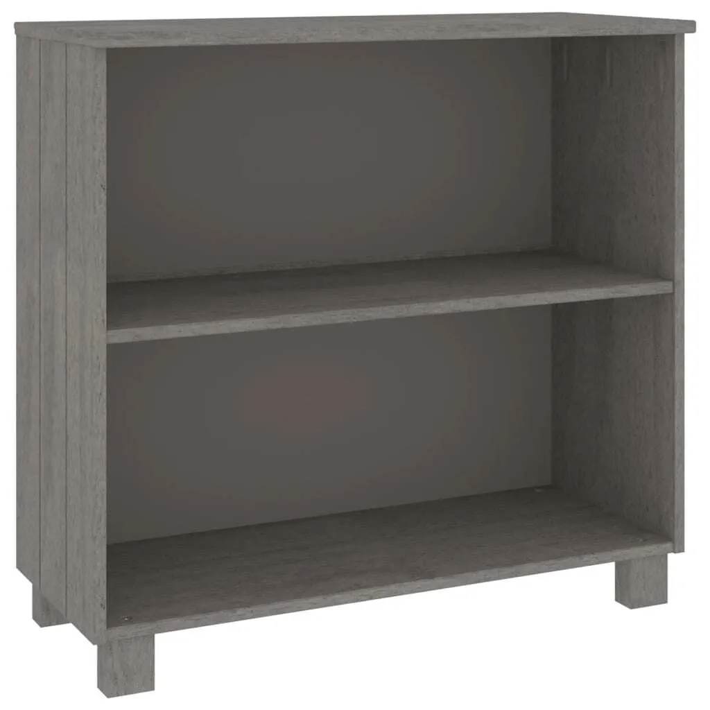 Mobile Buffet HAMAR Pino Massiccio Grigio Chiaro 85x35x80 cm SYFAX