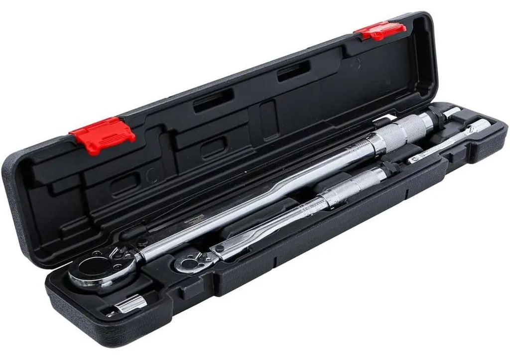 Clé Dynamométrique D-Work Pro 53cm - Acier Haute Précision, Coffret - 6