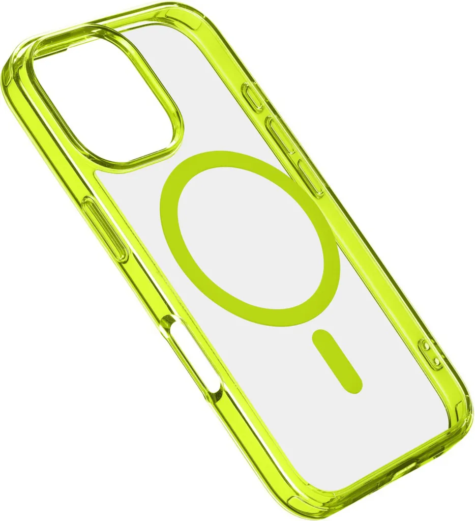 Custodia Cellularline Iconic Mag iPhone 16 Pro Trasparente MagSafe
