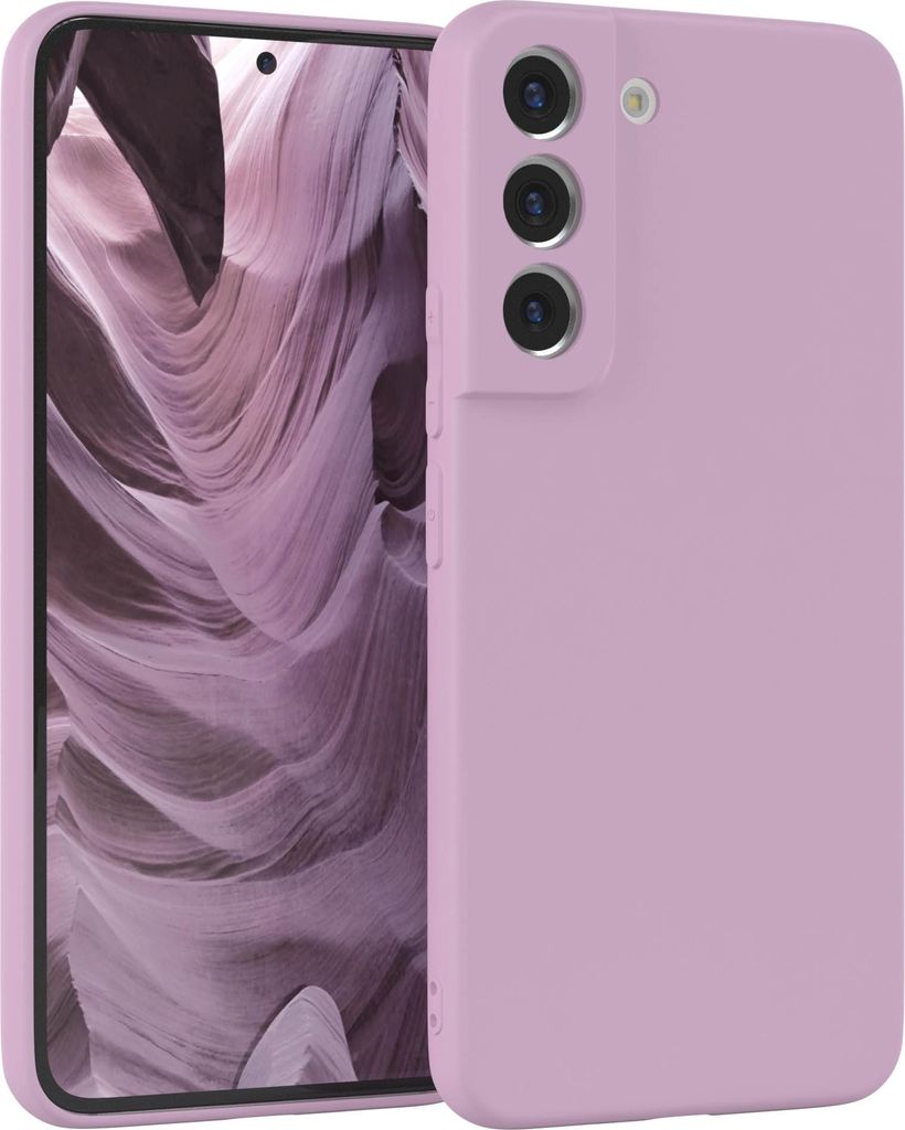 EAZY CASE - TPU Hülle für Samsung Galaxy S22 5G, TPU Case stoßfeste Handyhülle, weiches Cover mit Kameraschutz, Silikonhülle in Lila