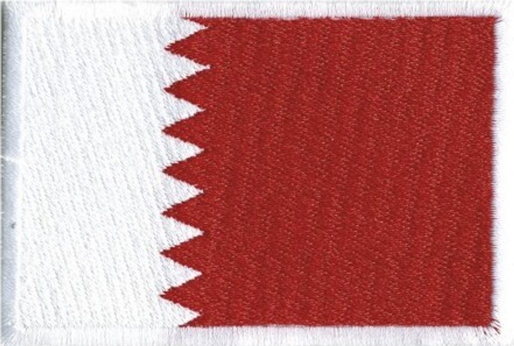 Aufnäher Länderflagge - Bahrain - 20450 - Gr. ca. 8 x 5cm