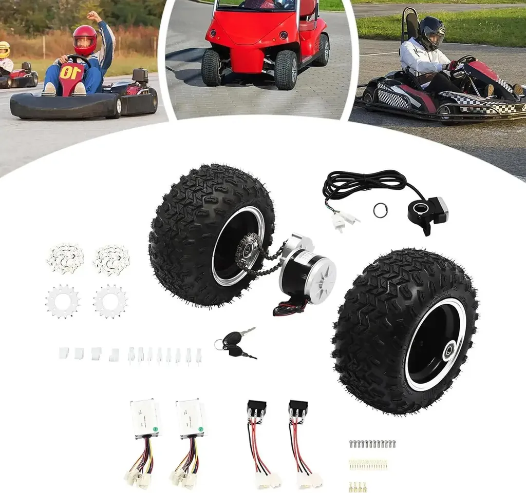 Kit conversion électrique pour brouette motorisée 24V 250W stable