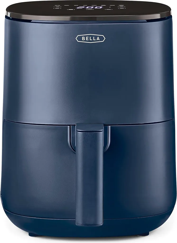 Friggitrice ad Aria Touchscreen 3L Blu Opaco | Frittura Senza Olio