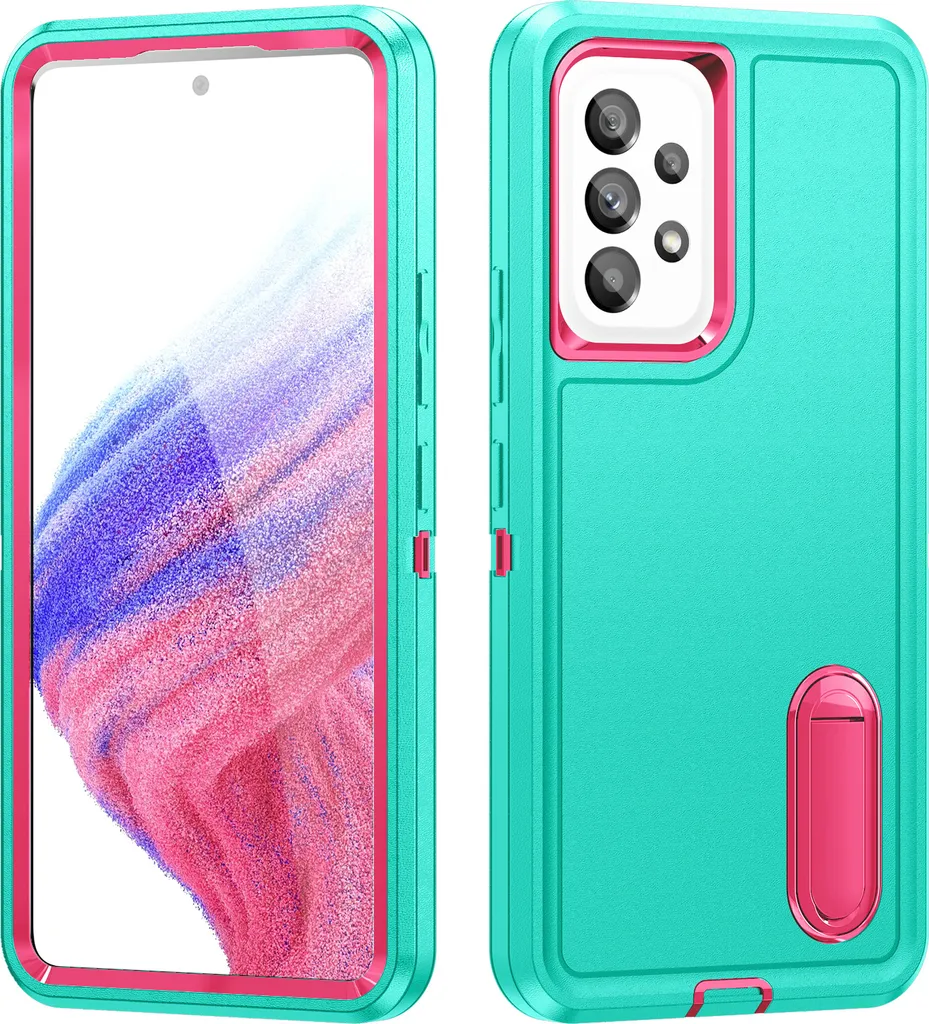 Cover Robusta Samsung A53 5G 3 Layer - Shockproof Kickstand Case