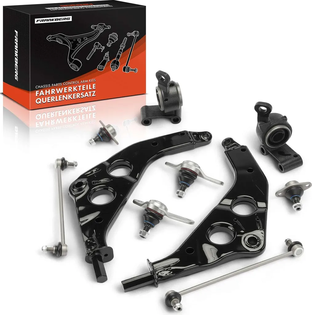 Bras de Suspension Renforcés pour MINI R50 R53 Pack de 10 Pièces Avant