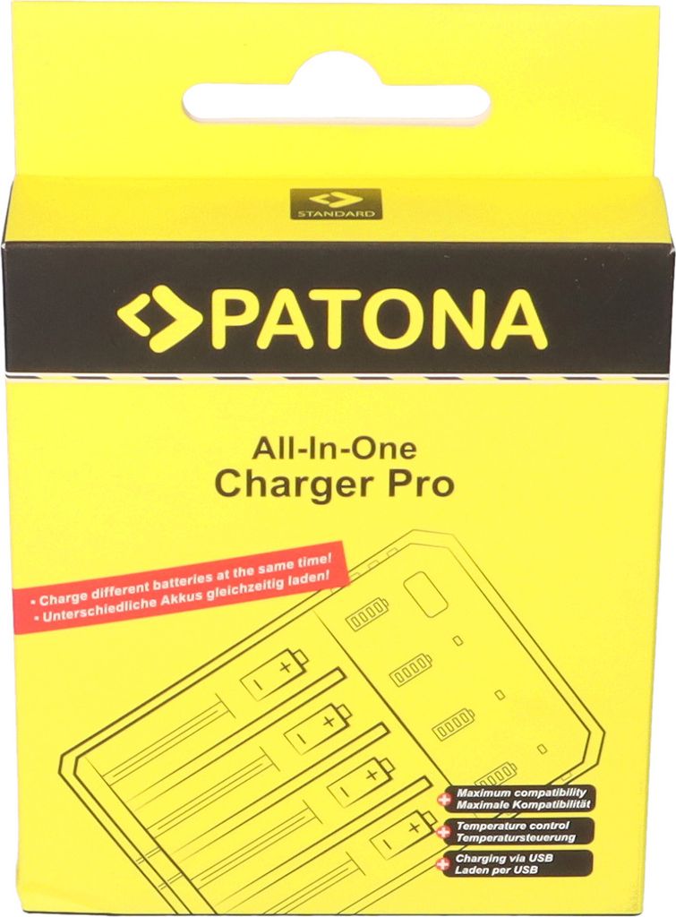 Caricatore USB per celle rotonde CR123A 14500 16340 18650 Immagine del prodotto 