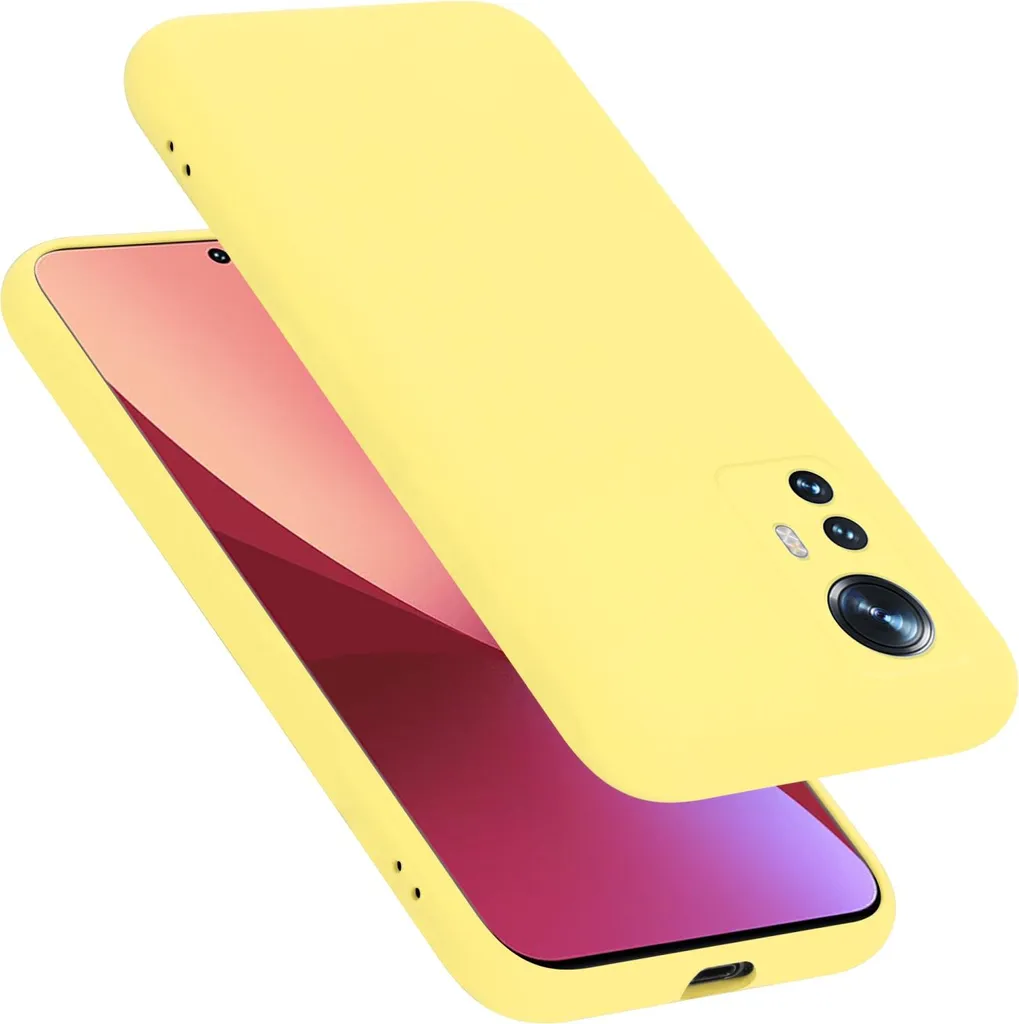 Cadorabo Cover TPU Giallo Xiaomi 12 / 12X - Anti-Shock & Slim