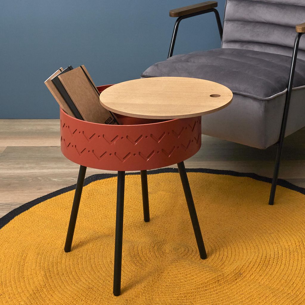 Tabelle Eugenie Red Table Brick Home Deco Factory