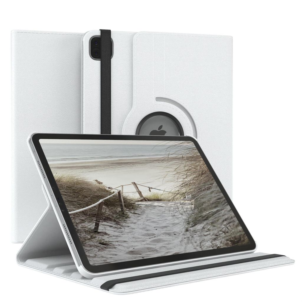 EAZY CASE - Tablet Hülle für Apple iPad Pro 11" (2021) Schutzhülle, Tablet Case 360° drehbar in Weiß