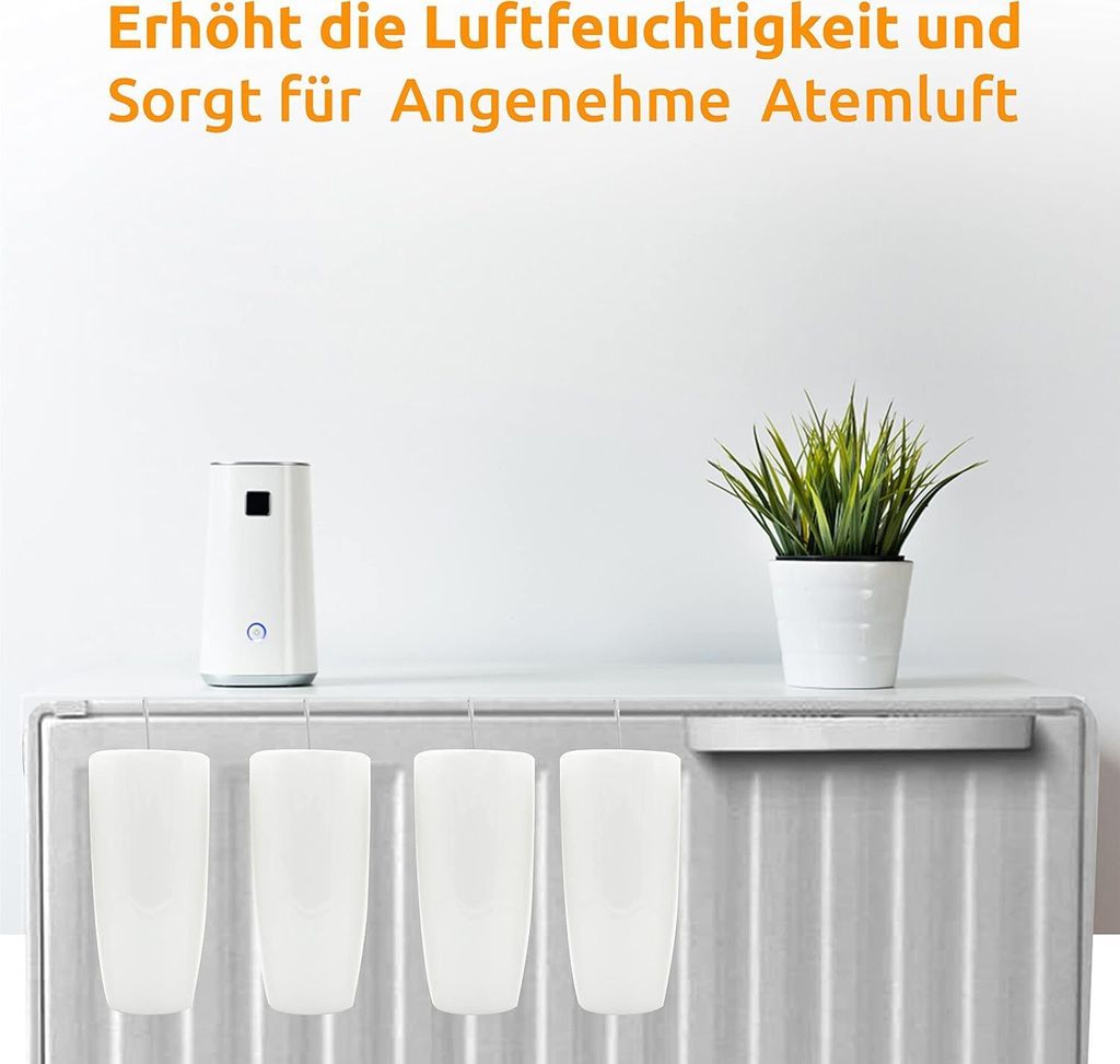 Luftbefeuchter 4er Set 350ml Heizung Keramik Luftbefeuchter Produktbild 10