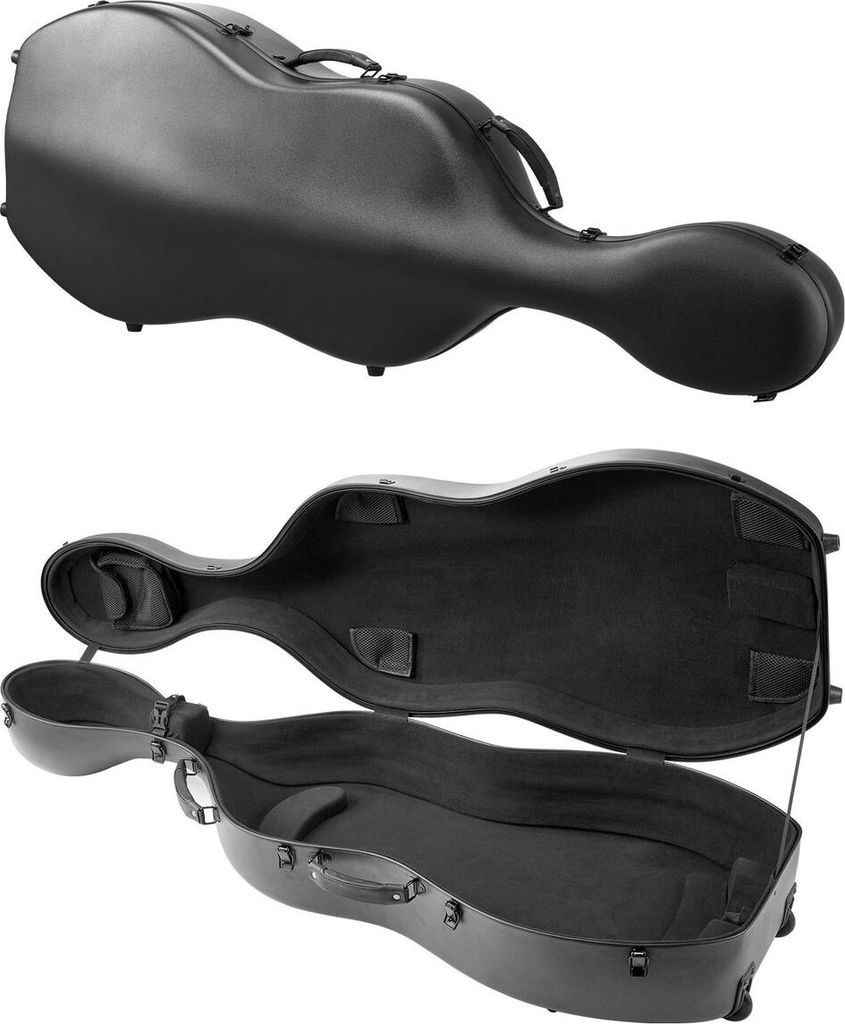 Tragbare Transporttasche aus Carbonfaserverbundwerkstoff für ein Cello in voller Größe (4/4)