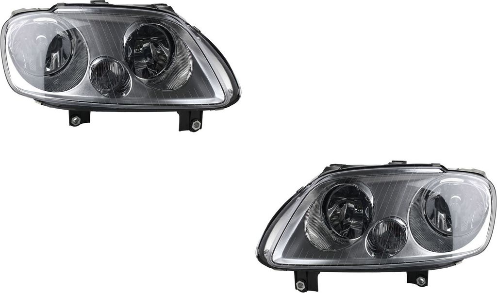 Johns, Scheinwerfer Halogen passend für VW Touran 1T 02/03-10/06 H7 H1 Set Links Rechts 2K0941005D 2K0941005B 2K0941006D 2K0941006B