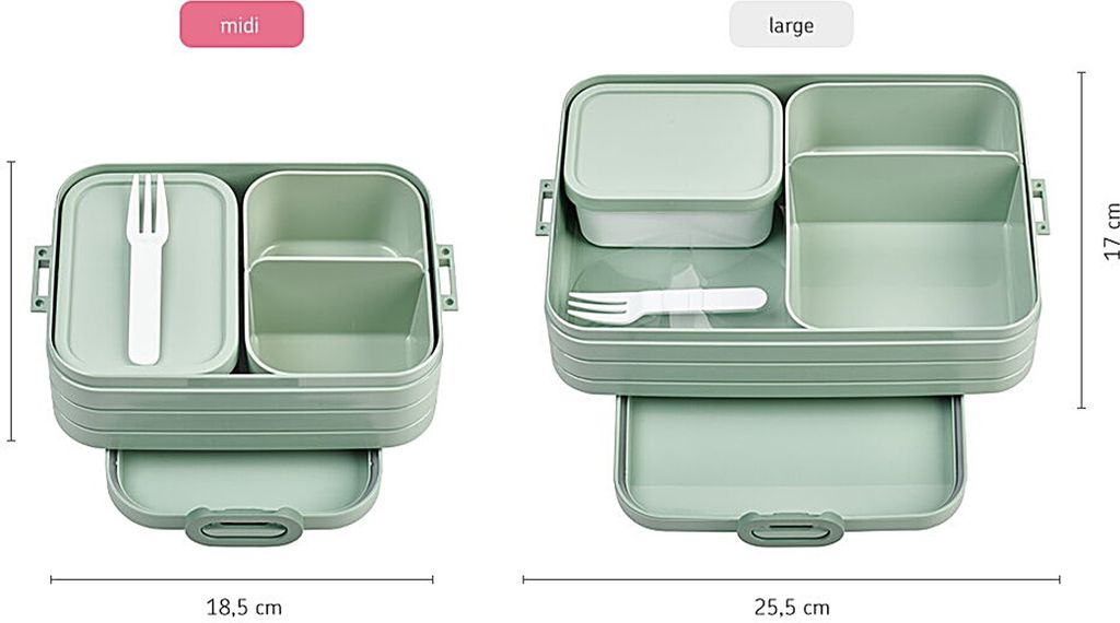 Mepal bento lunchbox take a break midi - vivid blue ToGo Zdjęcie produktu 