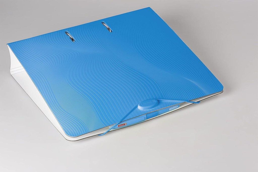 BRUNNEN 102043733 BRUNNEN WAVE Ordner azur Kunststoff 7,0 Produktbild 