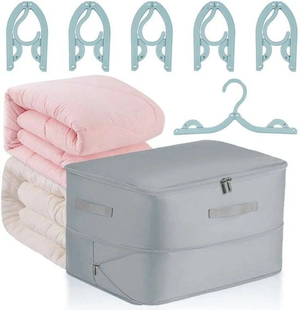 Sacs de compression sous vide pour vêtements - Lot de 12 avec valve