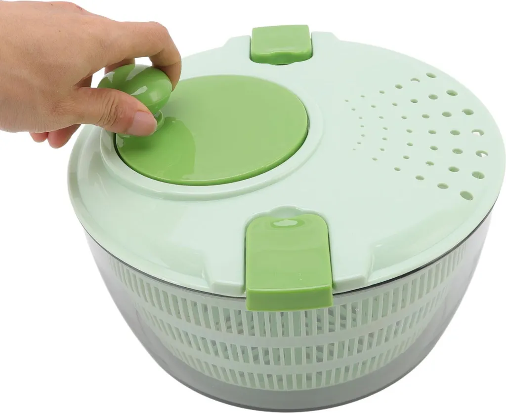 Séchoir à Légumes 4L Multifonction - Bol Égouttoir à Salade Vert de Maison