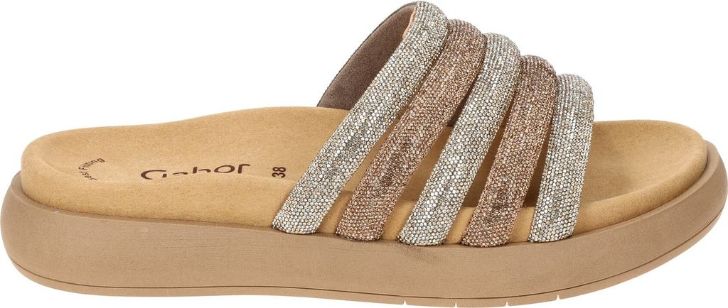 Gabor Klassische Pantoletten Damen 31373838333939 Gold 38 Produktbild 18