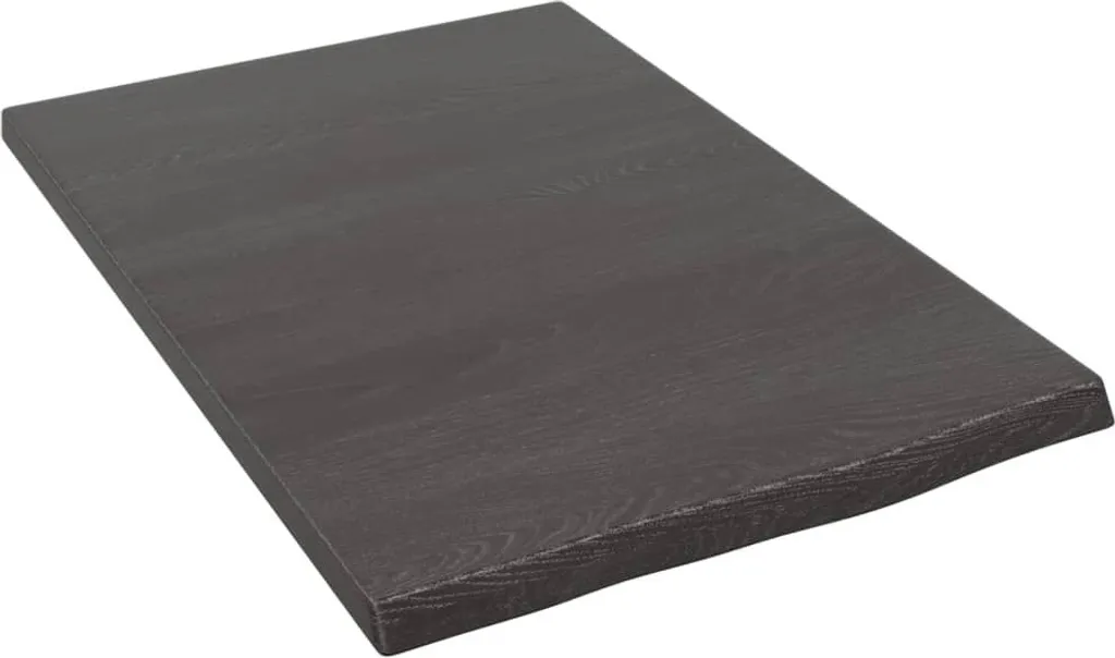 Ripiano Muro SYFAX Rovere Massello 40x60x2 Marrone Scuro Trattato