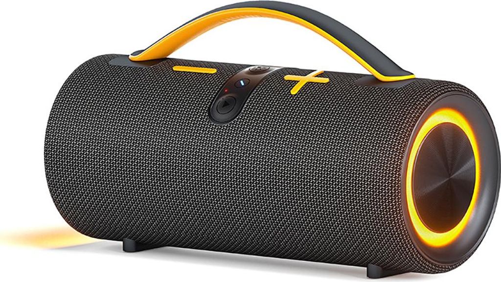 INF Tragbarer wasserdichter Bluetooth-Lautsprecher mit verbessertem Bass Orange