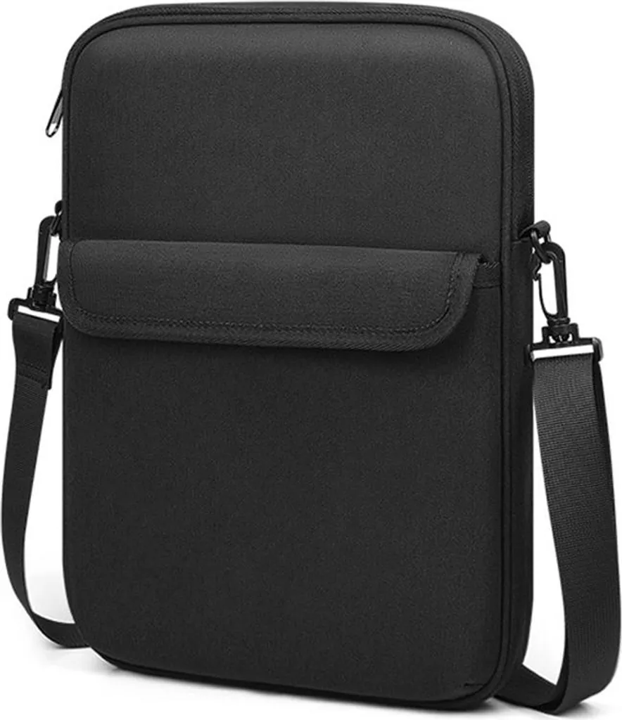 INF Sacoche Ordinateur 11 Pouces Noir en Tissu Oxford Antichoc et Étanche