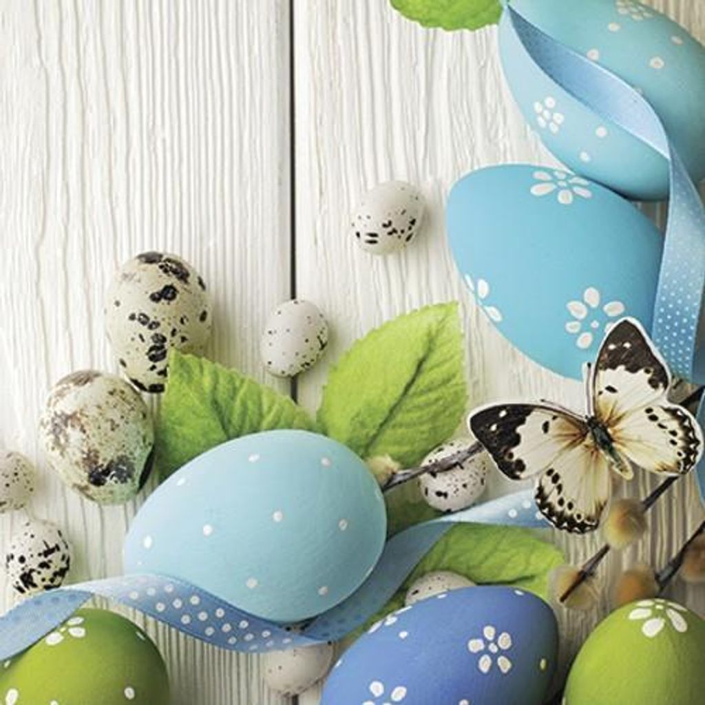 RP 20 Servietten Gentle Easter - Stilvolle Osterdeko 33x33cm