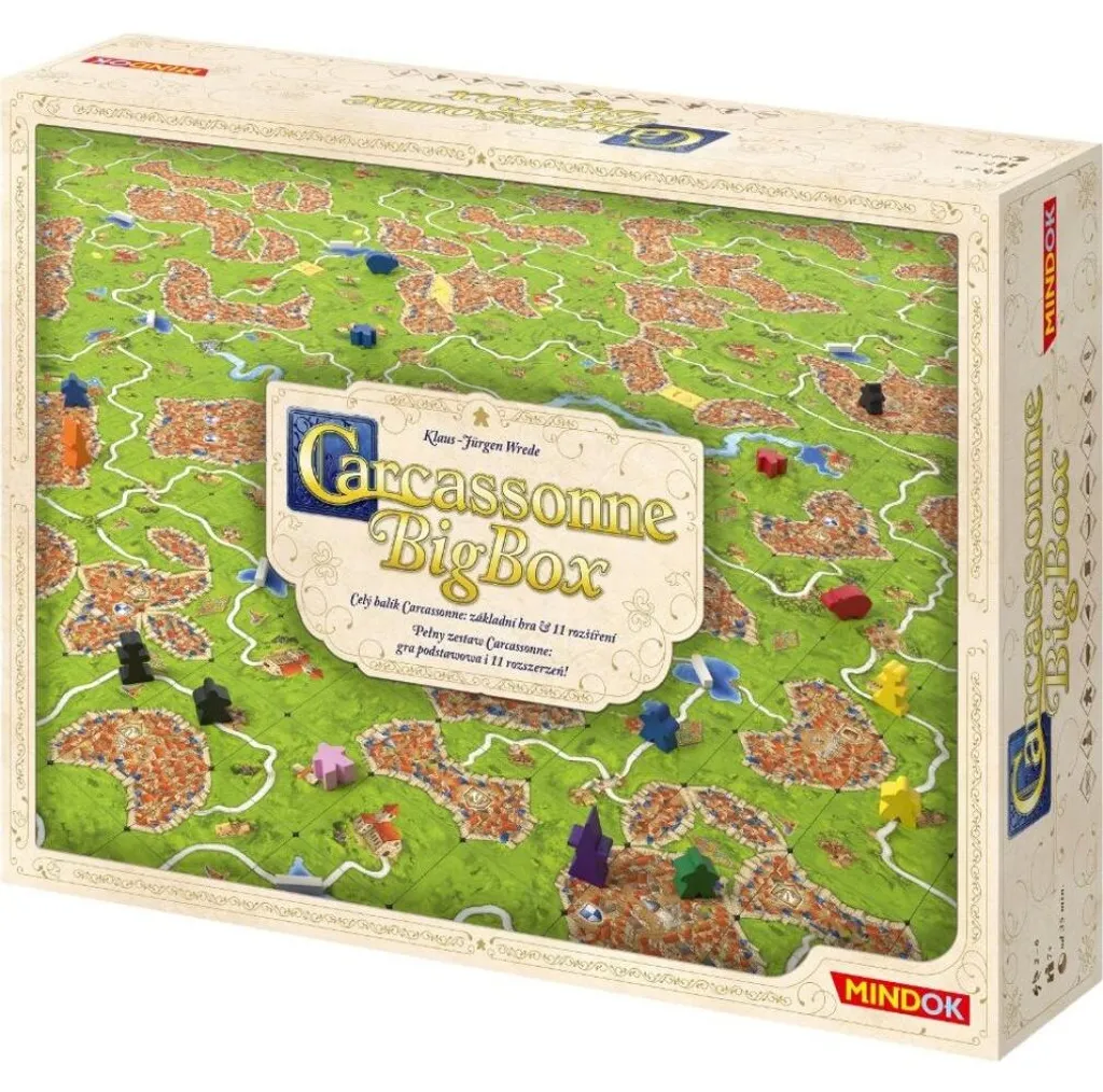 Carcassonne La Grande Boîte 2017 - Pack complet pour ne plus manquer d'extensions