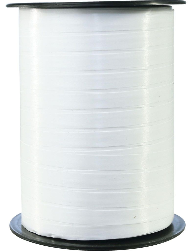 Clairefontaine Spule Geschenkband, glatt, 7mm x 500m - Weiß Produktbild 