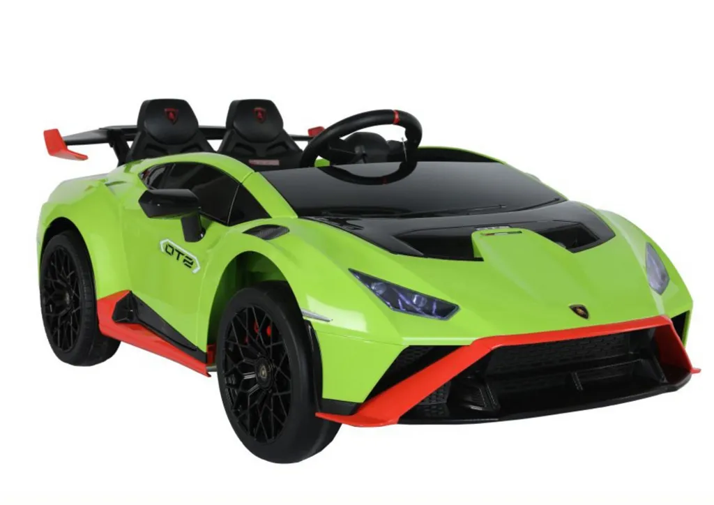 Lamborghini STO Drift Enfant 12V : Sécurité Parentale et Puissance Vert