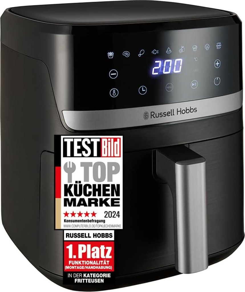 RUSSELL HOBBS Heißluftfritteuse 5,5L Rapid Air Fryer SatisFry 27621-56