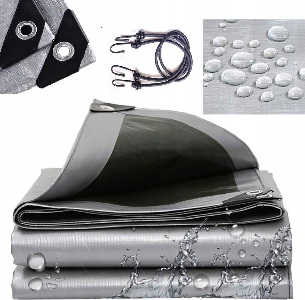 Ekspand | Plane 4x4 m - Silber-Schwarz - Produktbild 