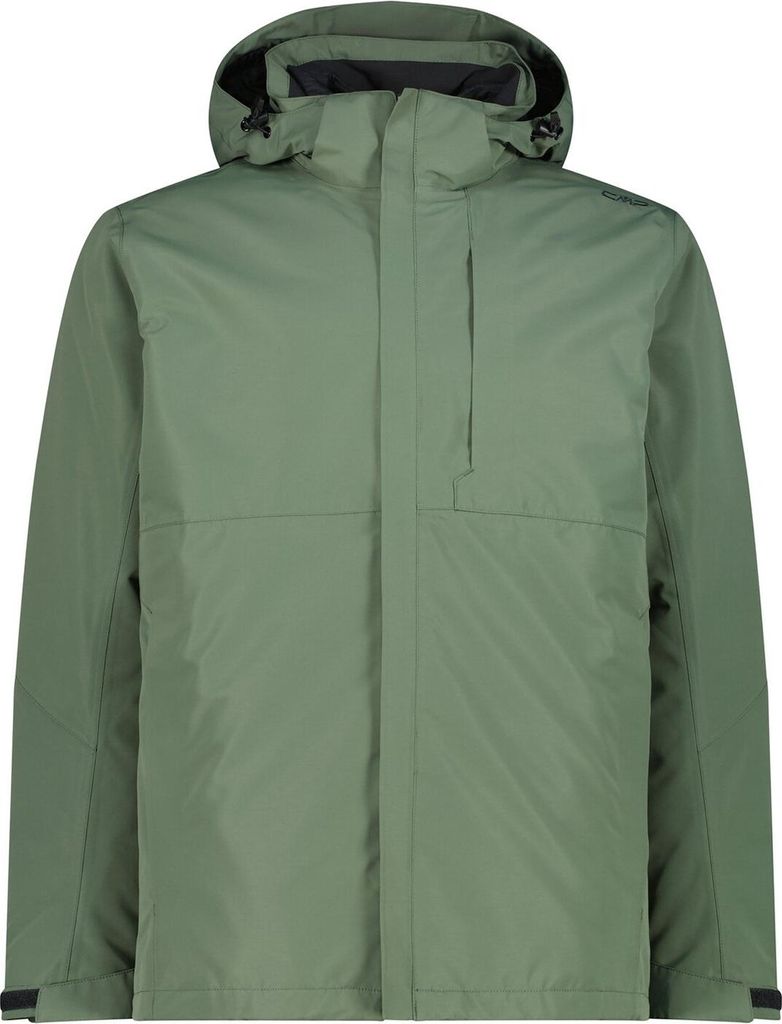 Man Jacket Zip Hood Detachable Inn.Jacket 33Z1577D 48 grün II - Farbe musk