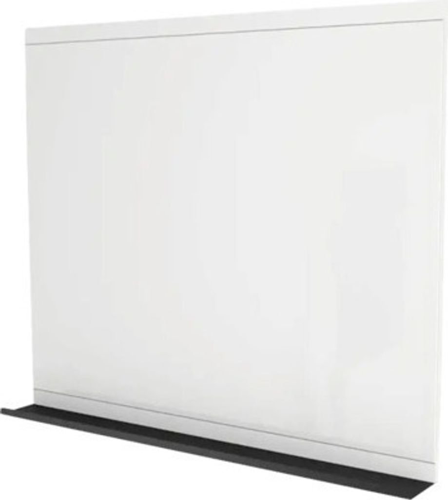 Spiegel mit Ablage Devo Viva 2.0 BxHxS 100x85x12 cm premium white supermatt/black
