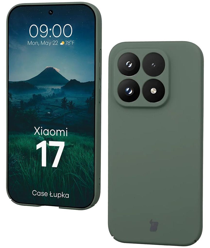 Handyhülle für Xiaomi 17, Bizon Case Lupka, Grün Produktbild 