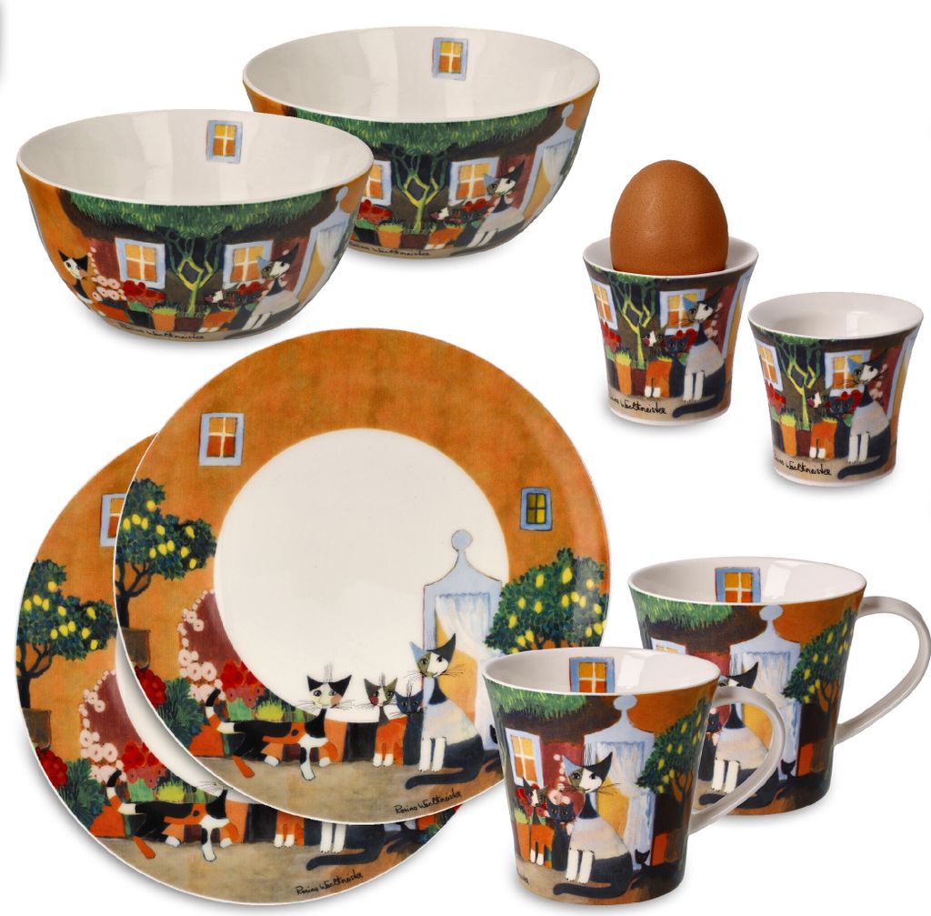 Goebel Wohnaccessoires Rosina Wachtmeister Frühstücksset - Tempi felici - Geschenk Set