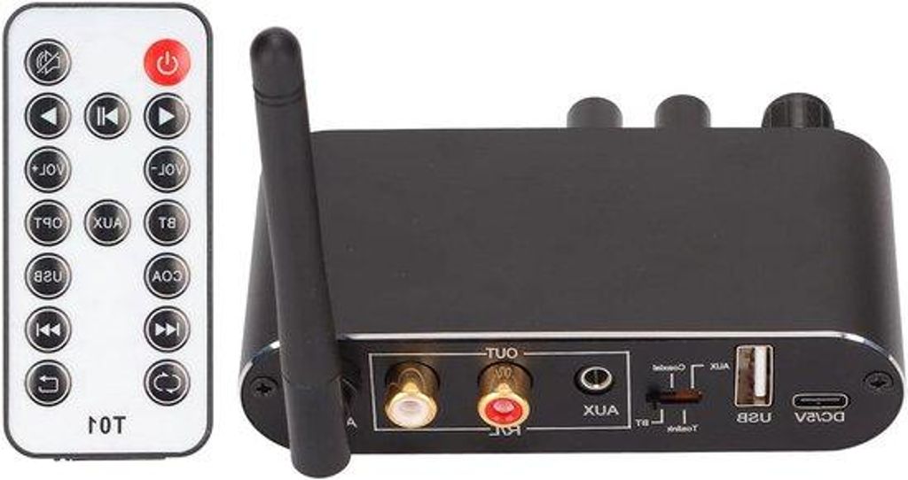 Bluetooth Audio-Adapter mit USB/Optisch/Coax-Anschluss